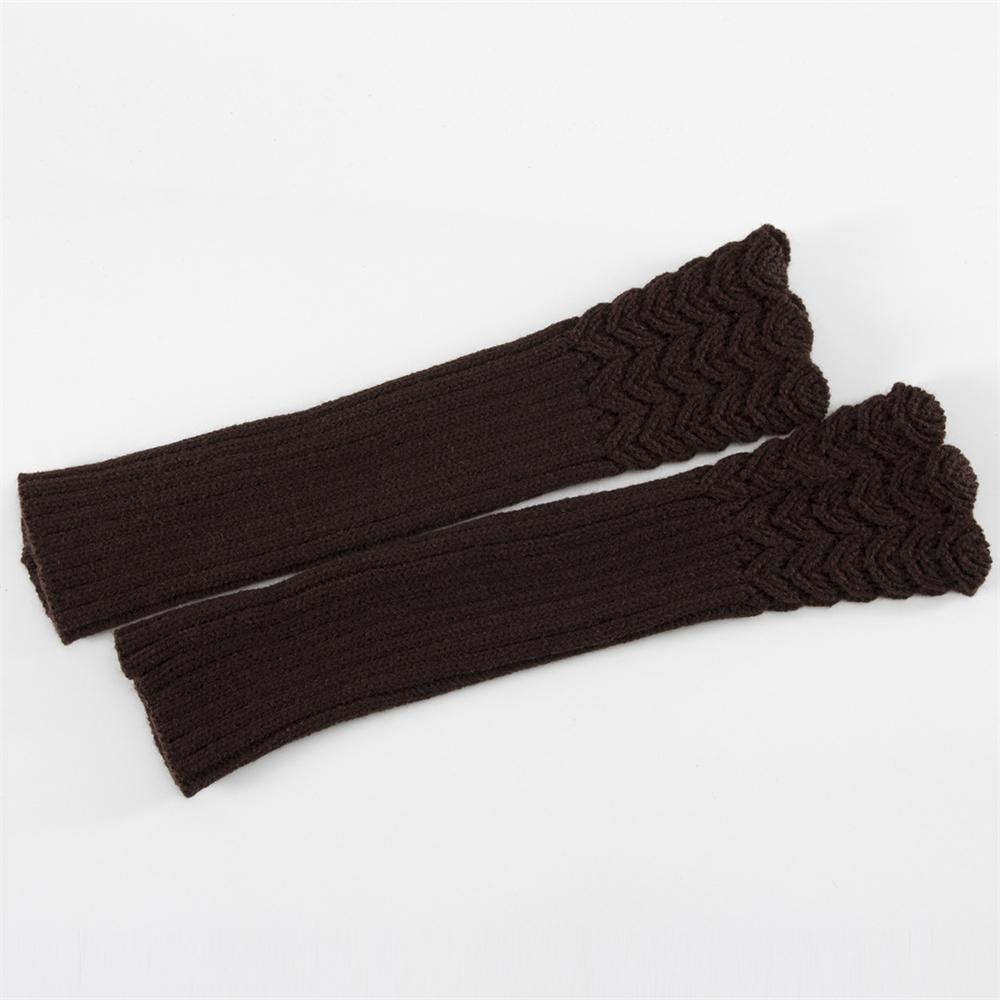 A Pair Women Knitted Warm Half Gloves Autumn Winter Fingerless Gloves Girls Solid Color Wrist Protection Arm Warmers кавовий
A Pair Women Knitted Warm Half Gloves Autumn Winter Fingerless Gloves Girls Solid Color Wrist Protection Arm Warmers кавовий