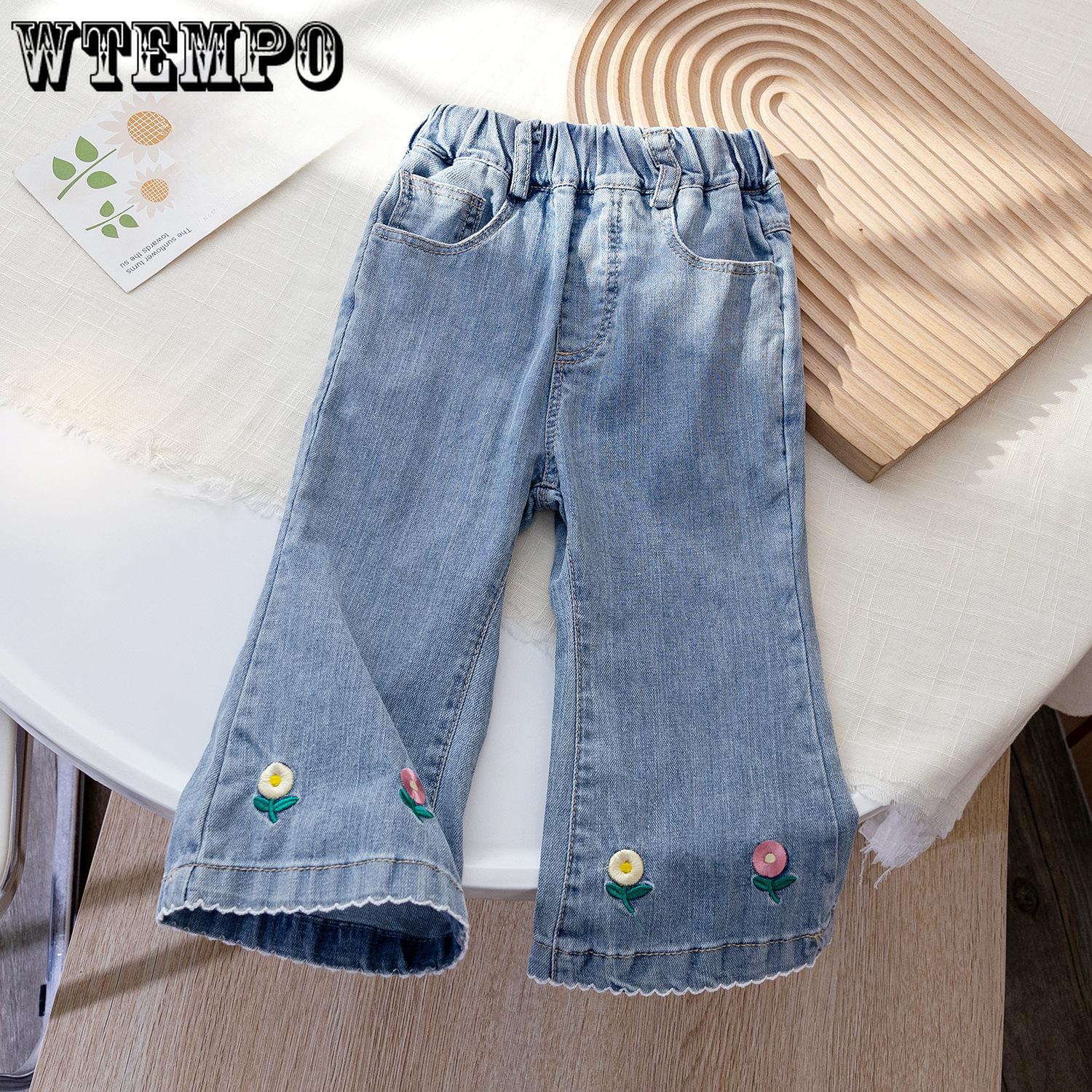 Girls Korean Jeans Children s Spring and Autumn Lace Micro Flared Pants Three-dimensional Embroidery Casual Pants Trend 80
Girls Korean Jeans Children s Spring and Autumn Lace Micro Flared Pants Three-dimensional Embroidery Casual Pants Trend 80