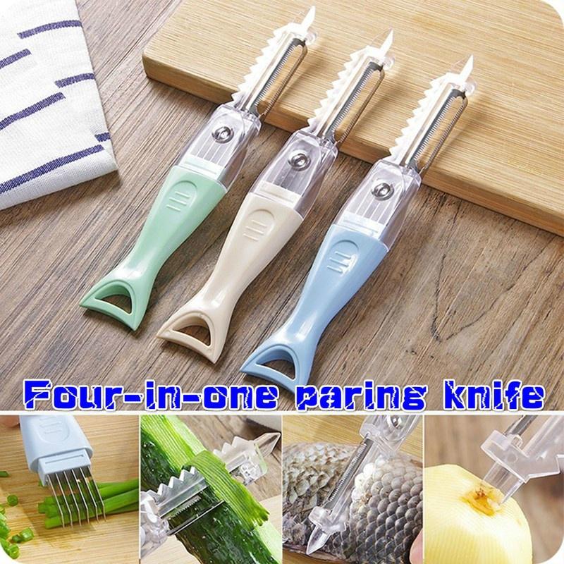 4 In1 Multi-purpose Vegetable Potato Peeler Fruit Vegetable Slicer Planer Grater Fish Scale Remover синій
4 In1 Multi-purpose Vegetable Potato Peeler Fruit Vegetable Slicer Planer Grater Fish Scale Remover синій