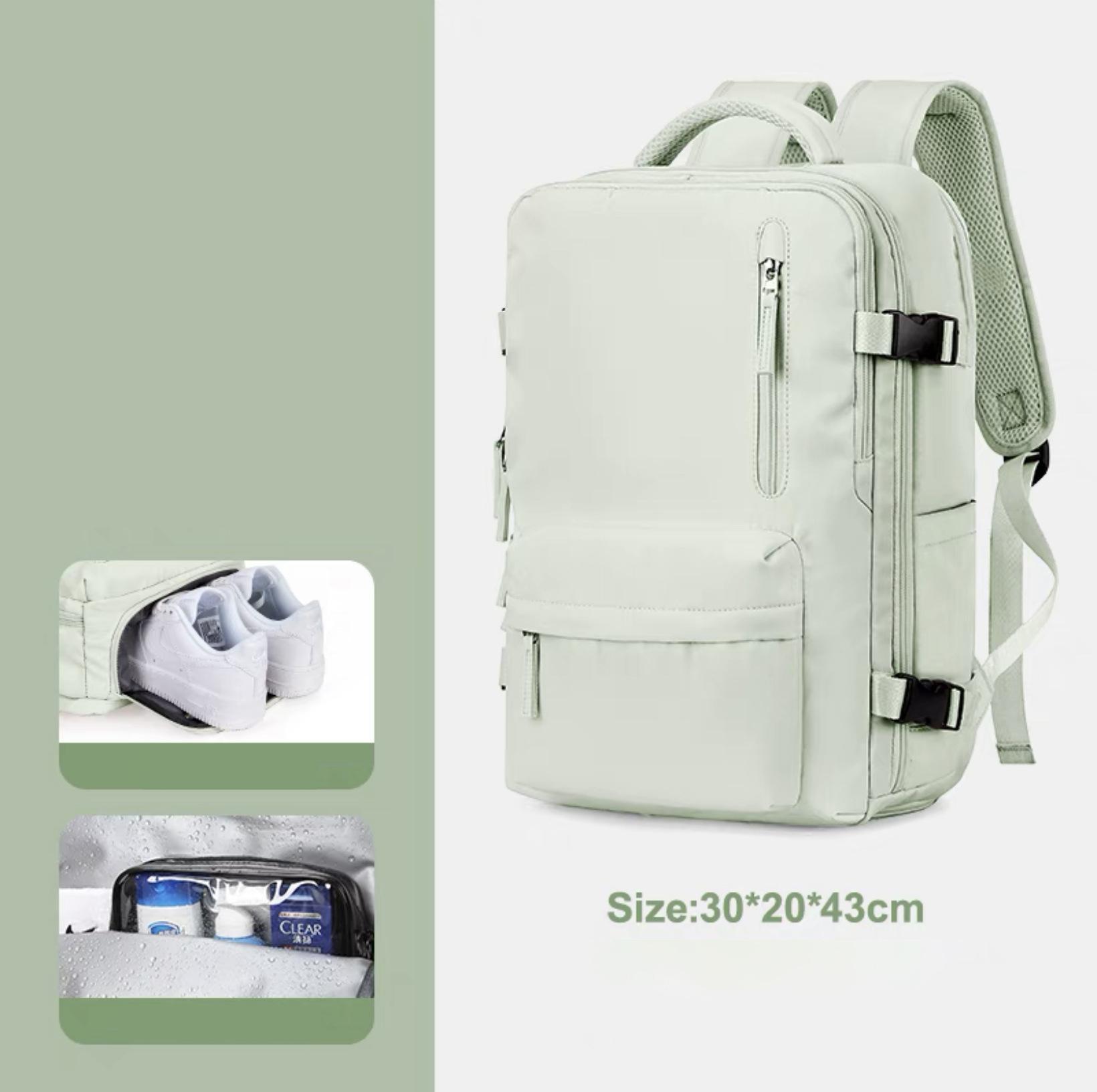 Женский рюкзак для путешествий в салоне самолета, сумка для ноутбука, большая вместимость, рюкзак Easyjet, водонепроницаемая сумка Ryanair One Size зелёный
Женский рюкзак для путешествий в салоне самолета, сумка для ноутбука, большая вместимость, рюкзак Easyjet, водонепроницаемая сумка Ryanair One Size зелёный