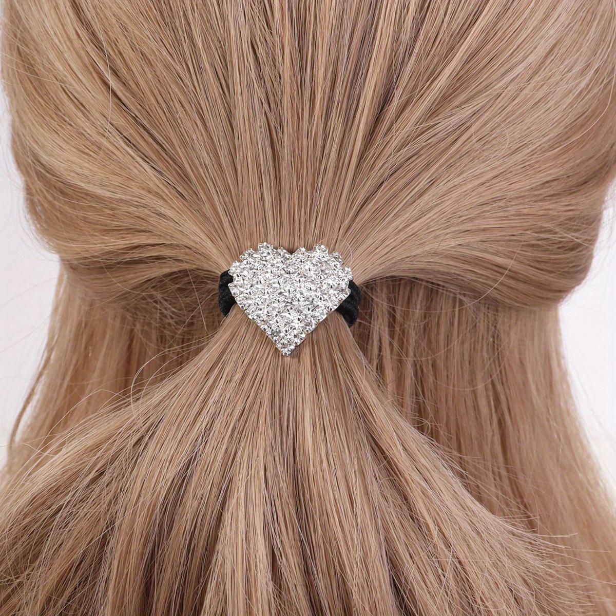Two Cute Sparkling Hair Accessories, Exquisite And High End Rubber Bands, Adult High Ponytail Hair Rope, Elastic Band, High Quality Hair Rope, Love Ha
Two Cute Sparkling Hair Accessories, Exquisite And High End Rubber Bands, Adult High Ponytail Hair Rope, Elastic Band, High Quality Hair Rope, Love Ha