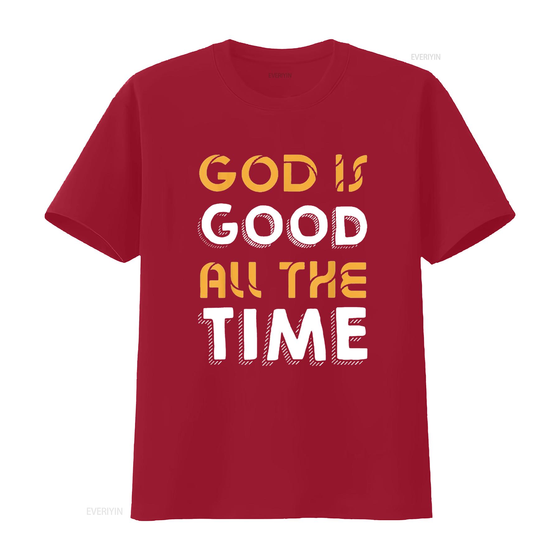 God Is Good All The Time Inspirational Christian Faith Womens T Shirt Black vintage Washed Stretched designer clothes S
God Is Good All The Time Inspirational Christian Faith Womens T Shirt Black vintage Washed Stretched designer clothes S