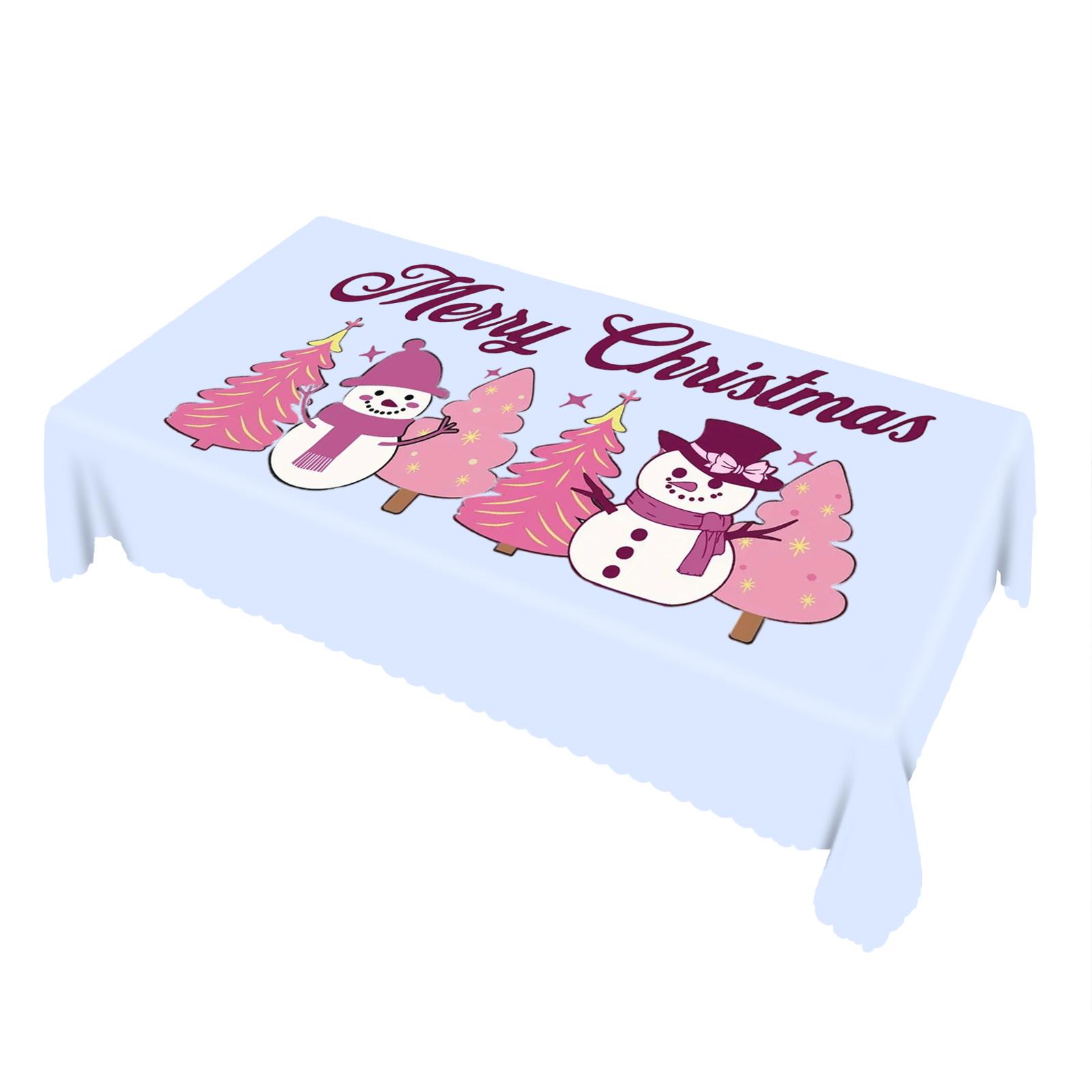 Рождественская скатерть прямоугольная с прямым краем One Size
Рождественская скатерть прямоугольная с прямым краем One Size