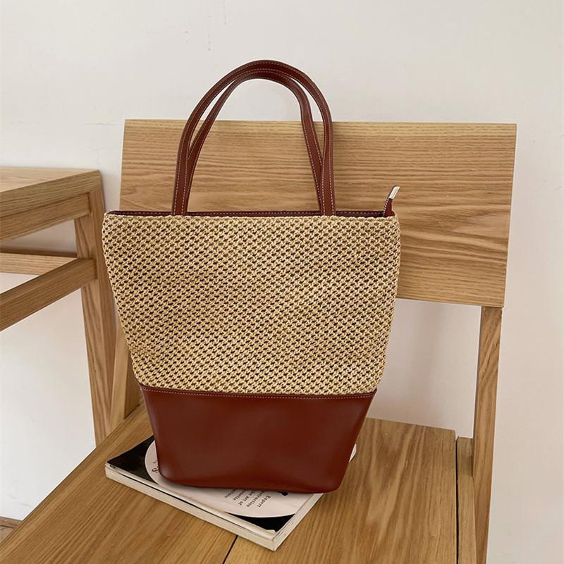 Women s Woven Rattan Shoulder Bag Top Handle Hollow Raffia Crochet Beach Bag Casual Bags
Women s Woven Rattan Shoulder Bag Top Handle Hollow Raffia Crochet Beach Bag Casual Bags