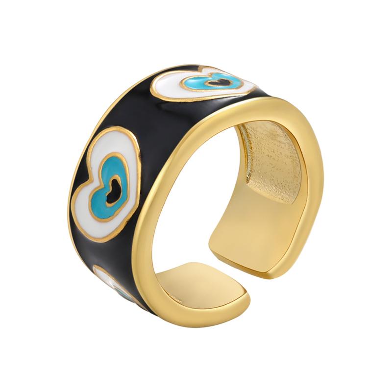 HECHENG,dripping oil ring for women Creative open ring heart eye enamel women ring fashion Zircon wholesale
HECHENG,dripping oil ring for women Creative open ring heart eye enamel women ring fashion Zircon wholesale