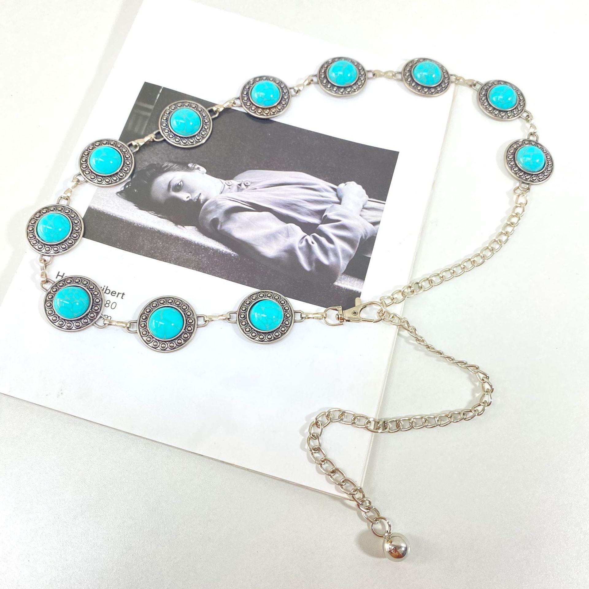 Casual Xiaoxiangfeng Metal Waist Chain Accessories Women S Dress Turquoise Belt срібло сірий колір
Casual Xiaoxiangfeng Metal Waist Chain Accessories Women S Dress Turquoise Belt срібло сірий колір