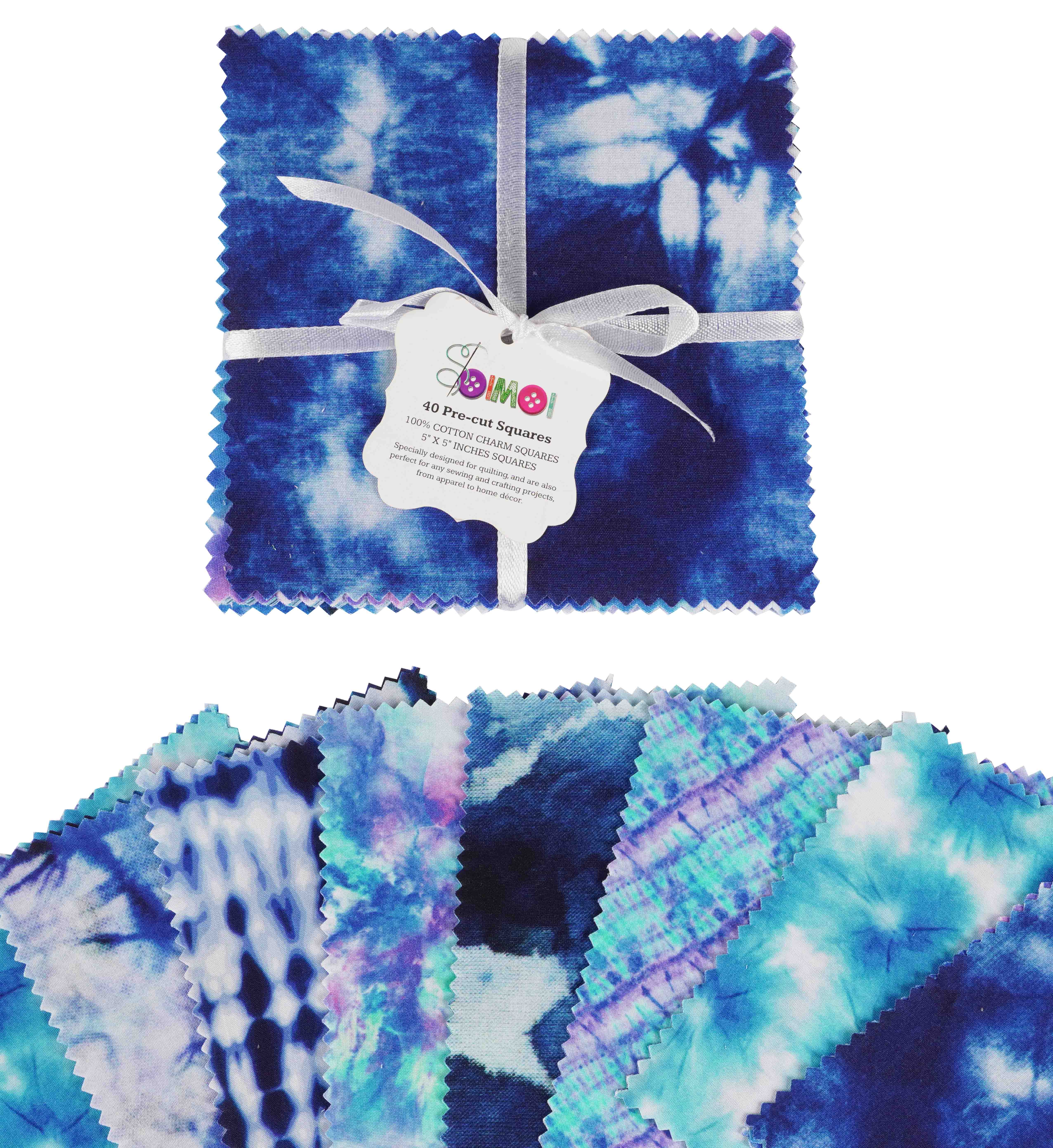 Soimoi Chihuahua & Dot Print Precut 5-inch Cotton Fabric Quilting Squares Charm Pack DIY Печворк Шиття Craft- 5x5inches синій
Soimoi Chihuahua & Dot Print Precut 5-inch Cotton Fabric Quilting Squares Charm Pack DIY Печворк Шиття Craft- 5x5inches синій