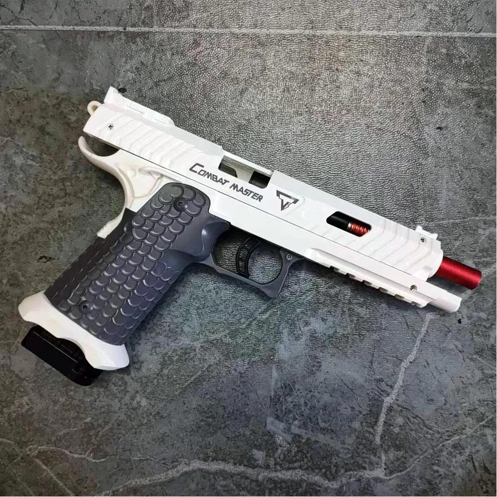 Автоматический пистолет Desert Eagle TTI2011 USP с функцией непрерывной стрельбы и выбросом гильз, игрушечный револьвер для стрельбы на открытом воздухе
Автоматический пистолет Desert Eagle TTI2011 USP с функцией непрерывной стрельбы и выбросом гильз, игрушечный револьвер для стрельбы на открытом воздухе