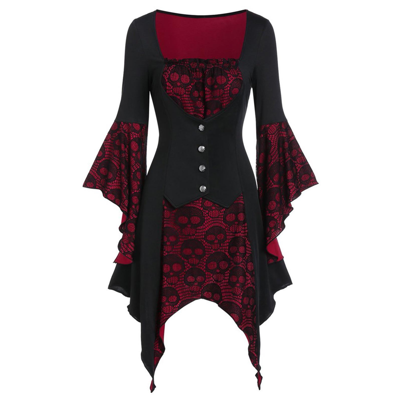 Wome Fashion Strappy Button Insert Lace-up Ruffle Flare Sleeve T-shirt L винний
Wome Fashion Strappy Button Insert Lace-up Ruffle Flare Sleeve T-shirt L винний