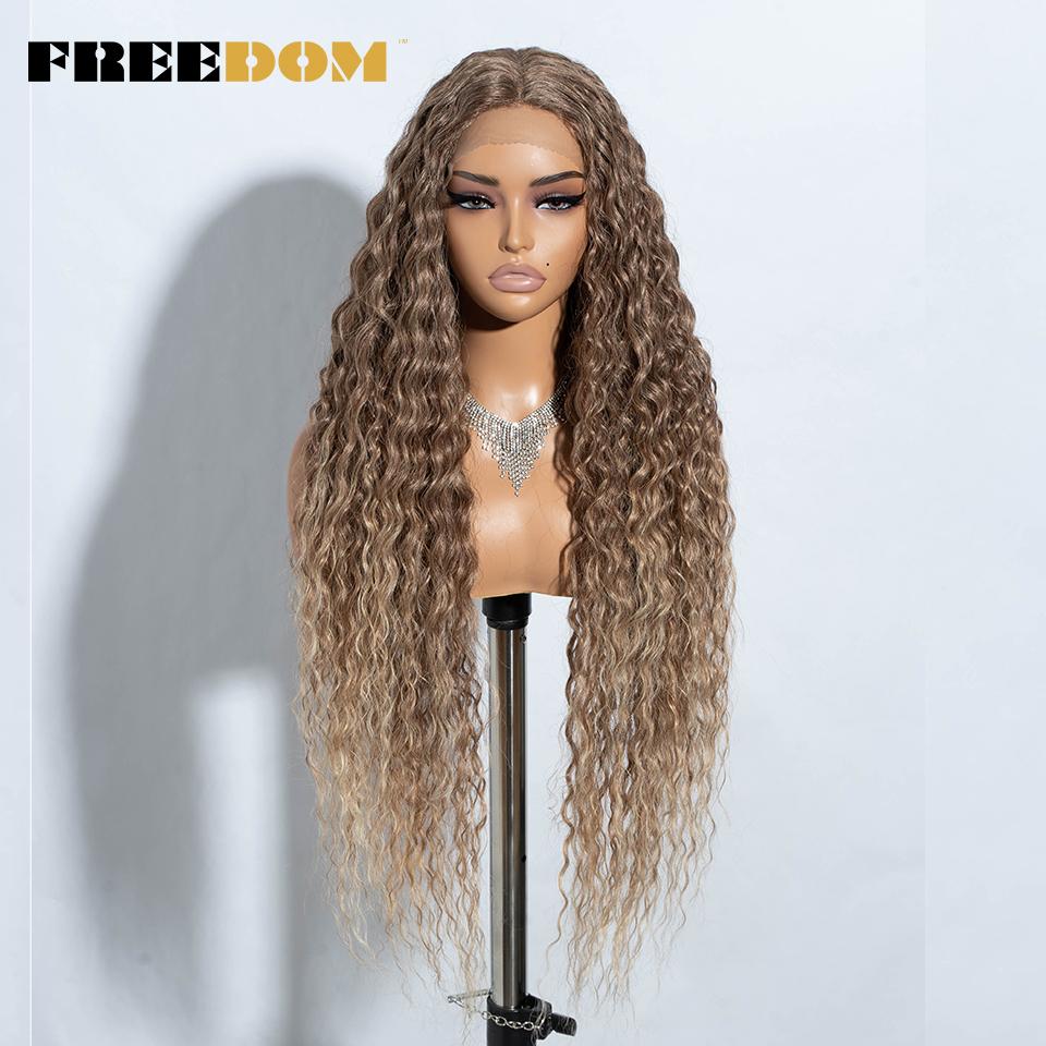 FREEDOM Synthetic Lace Front Wigs 34 Inch Super Long Curly Lace Wigs For Women Ombre Brown Lace Front Cosplay Wigs (as the picture,34inches)
FREEDOM Synthetic Lace Front Wigs 34 Inch Super Long Curly Lace Wigs For Women Ombre Brown Lace Front Cosplay Wigs (as the picture,34inches)