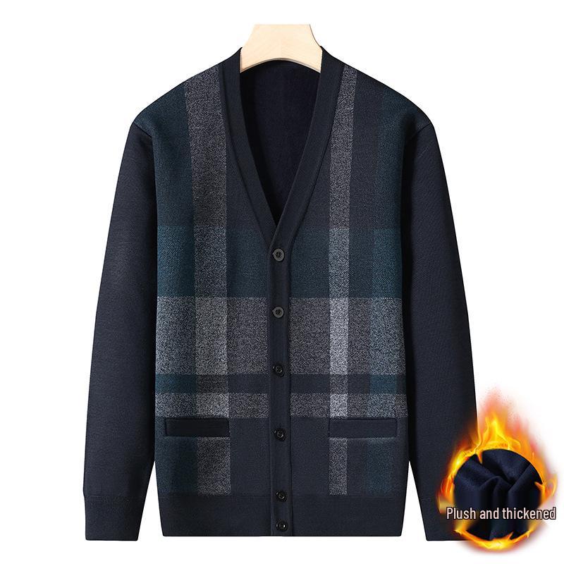 Men’s Fleece-Lined Wool Cardigan & Vest for Middle-Aged and Elderly 195 світло-синій колір
Men’s Fleece-Lined Wool Cardigan & Vest for Middle-Aged and Elderly 195 світло-синій колір