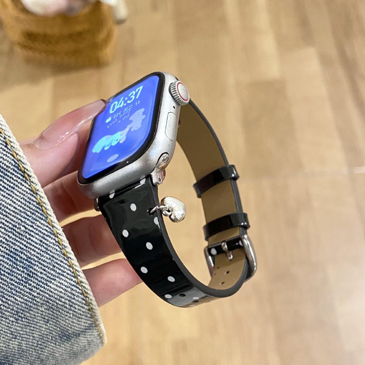 Polka Dot Heart Leather Strap for Apple Watch Series 1-10 and SE 42/44/45/49mm розовый
Polka Dot Heart Leather Strap for Apple Watch Series 1-10 and SE 42/44/45/49mm розовый