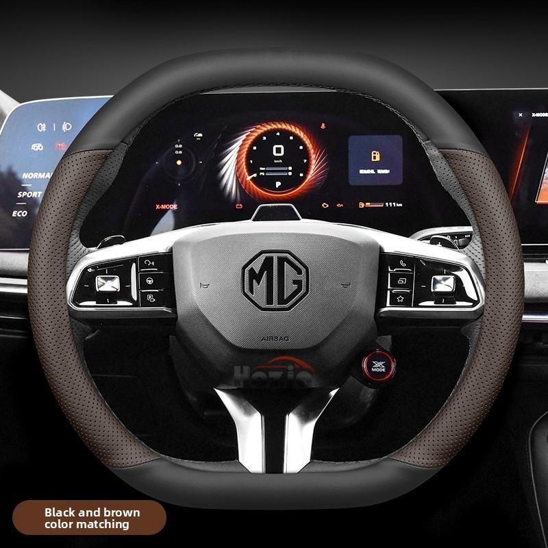 Leather Car Steering Wheel Cover for MG HS ZS ONE EHS GT Hybrid PHEV Luxury 2023 2024 2025 2026 Accessories
Leather Car Steering Wheel Cover for MG HS ZS ONE EHS GT Hybrid PHEV Luxury 2023 2024 2025 2026 Accessories