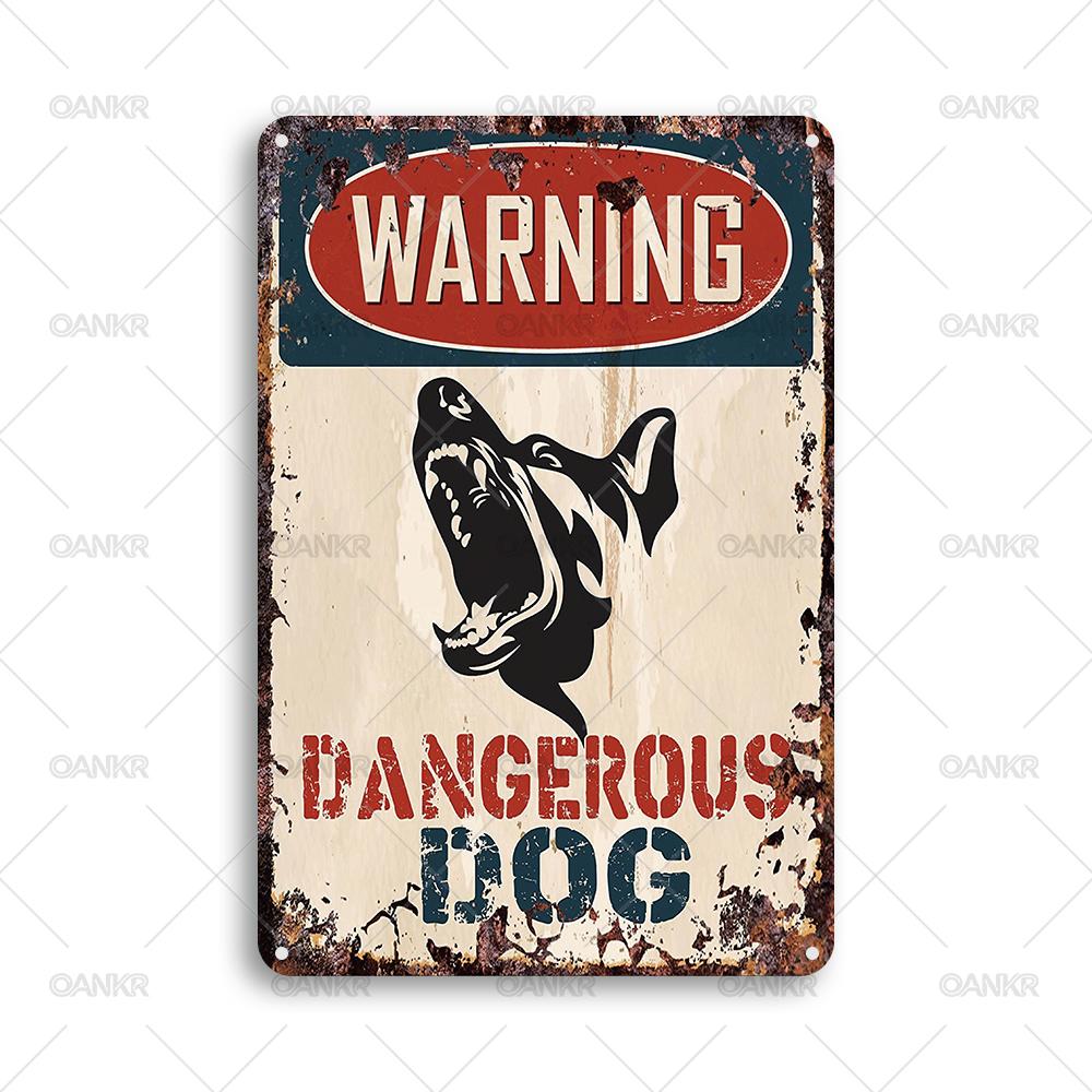 Vintage Warning Art Metal Tin Sign Dangerous Dog Metal Signs for Man Cave Garage Farm Bar Garden Home Wall Decor Plaque 20x30cm(7.8x11.8inch)
Vintage Warning Art Metal Tin Sign Dangerous Dog Metal Signs for Man Cave Garage Farm Bar Garden Home Wall Decor Plaque 20x30cm(7.8x11.8inch)