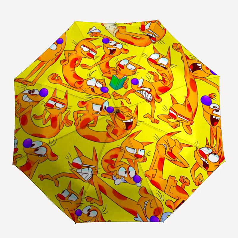 1pc CatDog Automatic Open/Close Folding Umbrella, Windproof 8-Ribs Construction, Lightweight Travel Umbrella for Women/Men a0902008
1pc CatDog Automatic Open/Close Folding Umbrella, Windproof 8-Ribs Construction, Lightweight Travel Umbrella for Women/Men a0902008