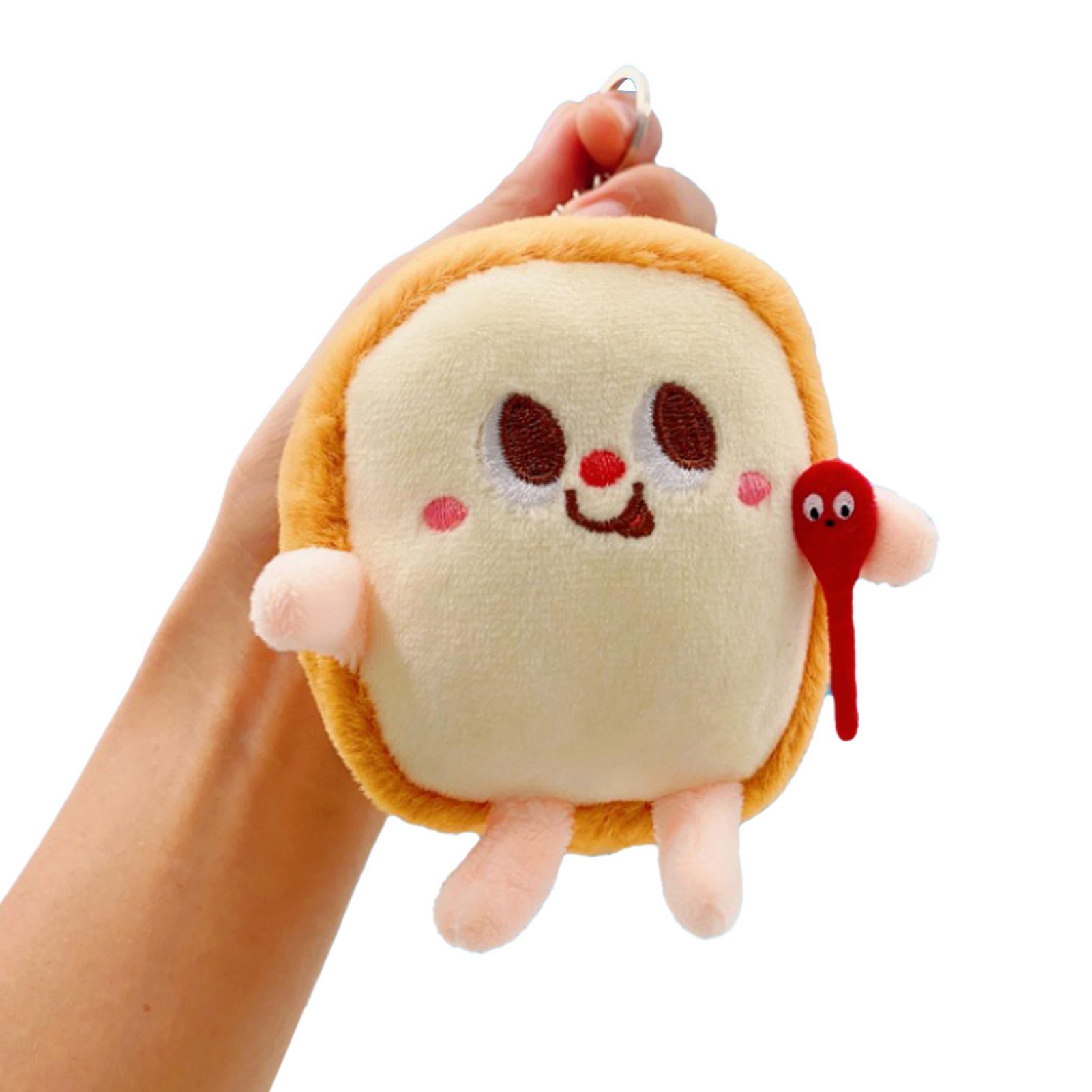 Cute Food Plush Keychain Multifunctional Mini Cartoon Pendant Doll Plush Toy Keychain Toast
Cute Food Plush Keychain Multifunctional Mini Cartoon Pendant Doll Plush Toy Keychain Toast
