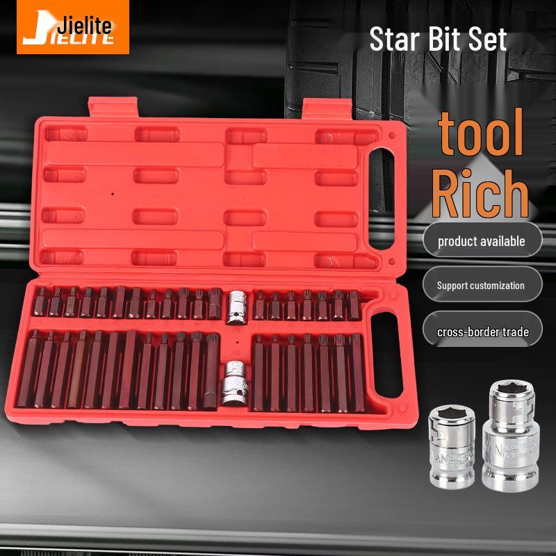 Набір ударних біт - Шестигранні, Torx та Зірочка 40 Piece Bit Set Metal Case
Набір ударних біт - Шестигранні, Torx та Зірочка 40 Piece Bit Set Metal Case