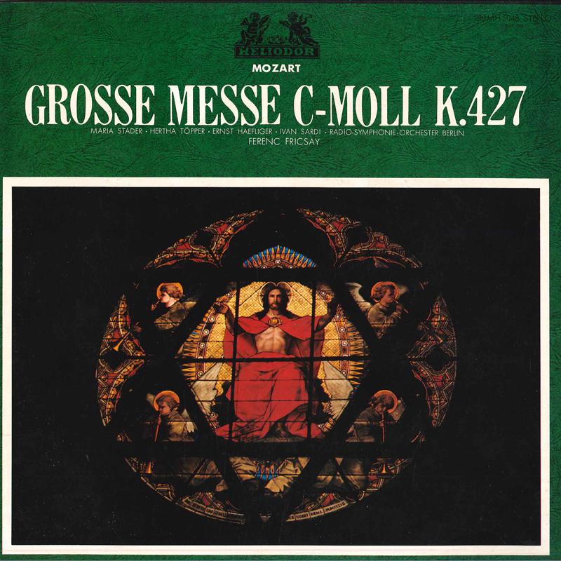 LP Record FERENC FRICSAY,MARIA STADER,HERTHA - Mozart Grosse Messe C-moll K.427 MH5048 HELIODOR Japan Obi Classical Used
LP Record FERENC FRICSAY,MARIA STADER,HERTHA - Mozart Grosse Messe C-moll K.427 MH5048 HELIODOR Japan Obi Classical Used