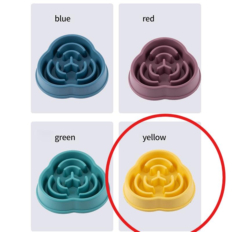 1pcs Pets Cat Dog Slow Food Bowl Fat Help Healthy Round Anti-choking Thickened and Non-slip Plastic Bowl Pet Cat Dog Food Water Universal Container 20.7*4.7cm 1pcs жёлтый
1pcs Pets Cat Dog Slow Food Bowl Fat Help Healthy Round Anti-choking Thickened and Non-slip Plastic Bowl Pet Cat Dog Food Water Universal Container 20.7*4.7cm 1pcs жёлтый