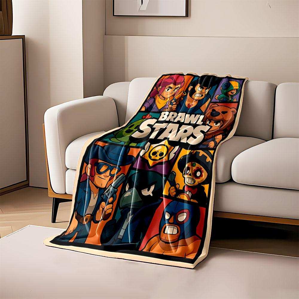Colorful cartoon characters arranged in a grid with Brawl Stars text. for all seasons blanket lunch break throw gift 80cm x 120cm
Colorful cartoon characters arranged in a grid with Brawl Stars text. for all seasons blanket lunch break throw gift 80cm x 120cm