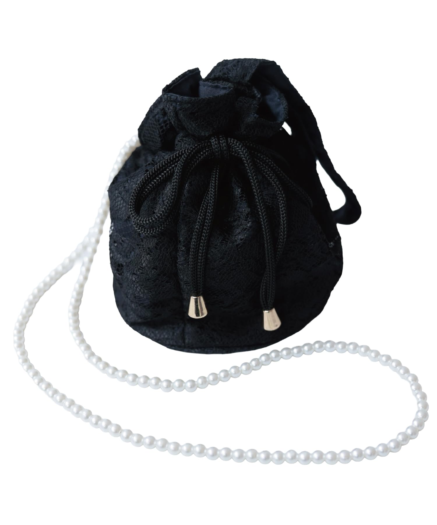 ON NISHIKI Lace Drawstring Bag, Perfect for Yukata, Kimono, Jinbei, and other Japanese Clothing, with a Round Bottom and Floral Lace Detail, One Handl
ON NISHIKI Lace Drawstring Bag, Perfect for Yukata, Kimono, Jinbei, and other Japanese Clothing, with a Round Bottom and Floral Lace Detail, One Handl