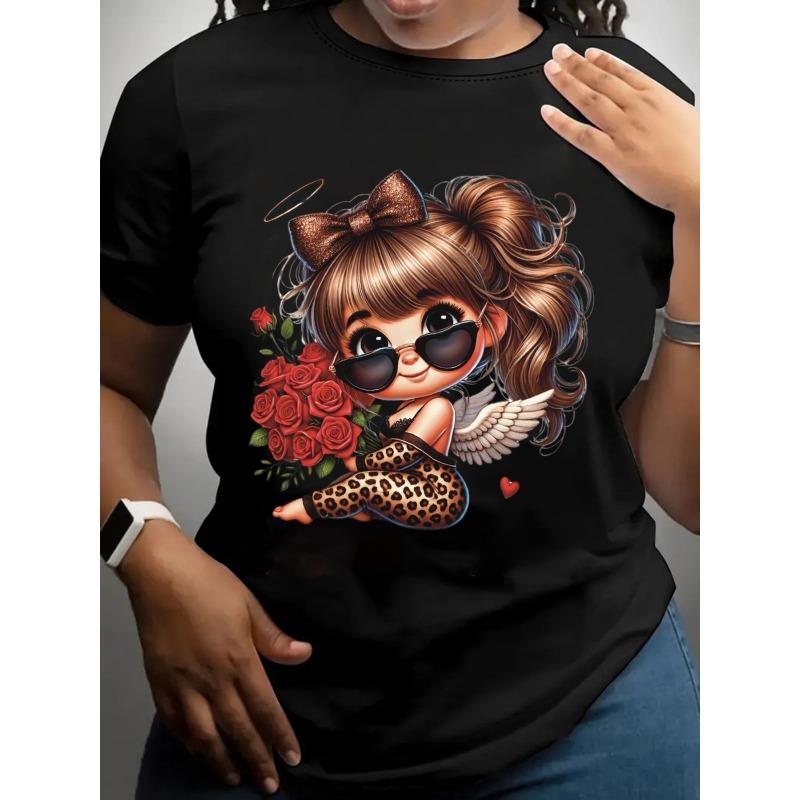 Women Plus Size Big & Bold Collection T-Shirt Museum-Quality Print Curvy Figure Casual Max Fit Top 3XL чорний
Women Plus Size Big & Bold Collection T-Shirt Museum-Quality Print Curvy Figure Casual Max Fit Top 3XL чорний
