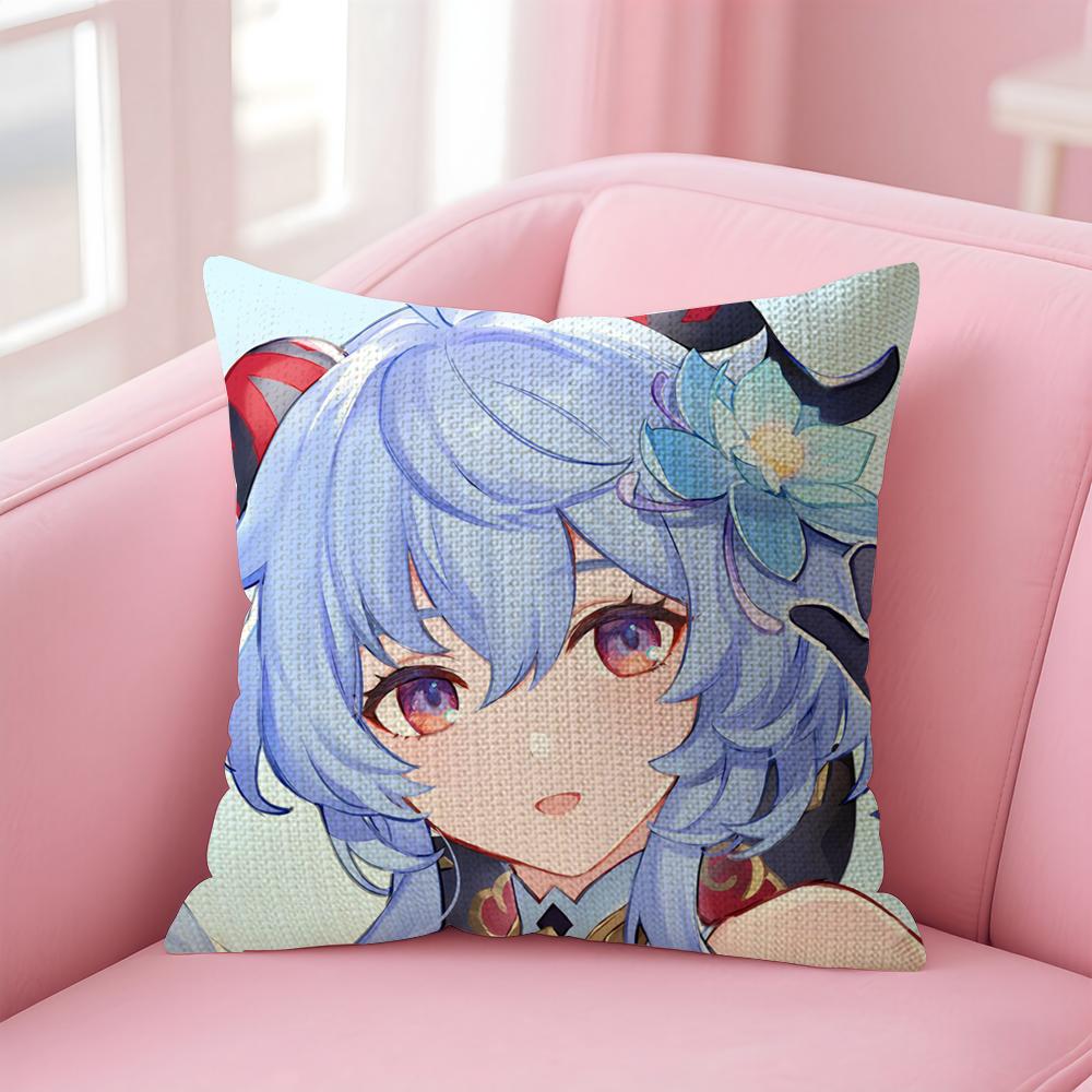 Genshin Impact Ganyu Cushion Cover Natural Linen Pillow Case DoubleSided Print Decorative Sofa Pillowcase Home Decor Gift 30x30cm
Genshin Impact Ganyu Cushion Cover Natural Linen Pillow Case DoubleSided Print Decorative Sofa Pillowcase Home Decor Gift 30x30cm