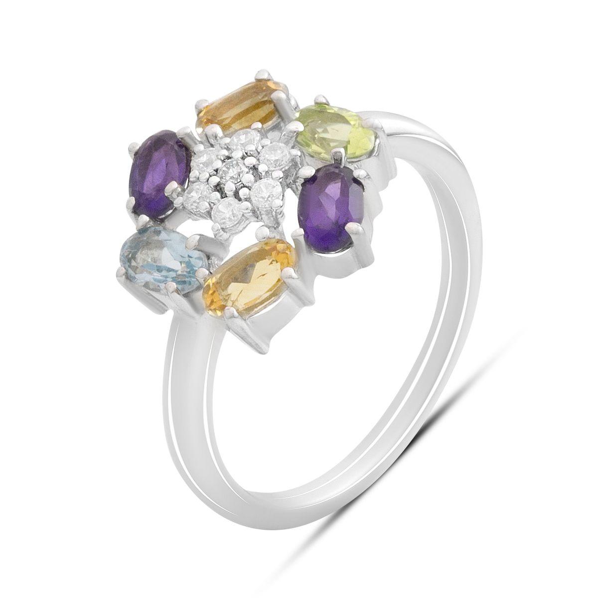 Серебряное кольцо с натуральным аметистом 1.577ct, цитрином, хризолітом, топазом, вес изделия 3,15 гр (2193173) 17.5
Серебряное кольцо с натуральным аметистом 1.577ct, цитрином, хризолітом, топазом, вес изделия 3,15 гр (2193173) 17.5