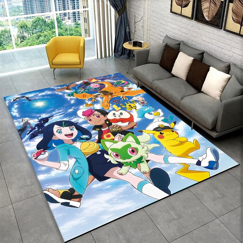 Cute Pokemon Pikachu Cartoon Carpet Rug for Playroom Bedroom Living Room Sofa Home Decor,kid Game Area Rug Non-slip Floor Mat 40x60cm
Cute Pokemon Pikachu Cartoon Carpet Rug for Playroom Bedroom Living Room Sofa Home Decor,kid Game Area Rug Non-slip Floor Mat 40x60cm