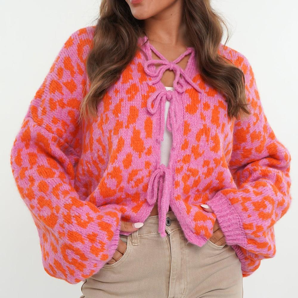 Women s Tie Front Bow Cardigan Sweater Long Sleeve Knit Outwear Coat Lace Up Crew Neck Crochet Cardigan Sweaters for Women Fall Outfit Sweater Jacket XL
Women s Tie Front Bow Cardigan Sweater Long Sleeve Knit Outwear Coat Lace Up Crew Neck Crochet Cardigan Sweaters for Women Fall Outfit Sweater Jacket XL