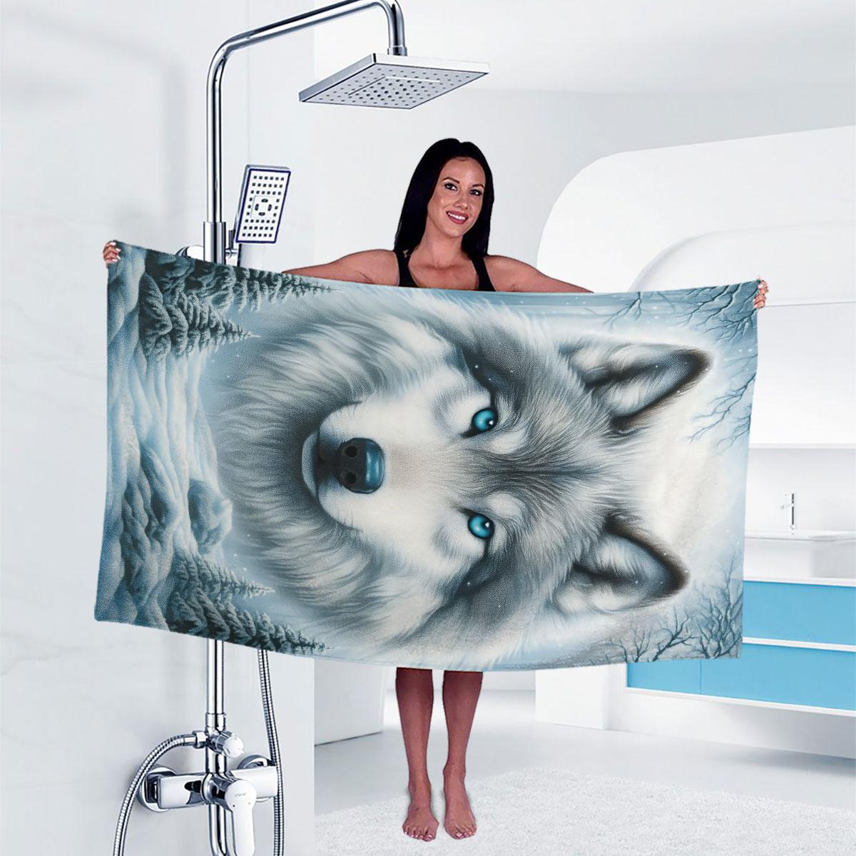 1pc wolf Print towel Sports Quick-Drying Super Absorbent Camping Towel Super Soft Lightweight Gym Swimming Yoga Beach Towel W40*H60(CM)
1pc wolf Print towel Sports Quick-Drying Super Absorbent Camping Towel Super Soft Lightweight Gym Swimming Yoga Beach Towel W40*H60(CM)
