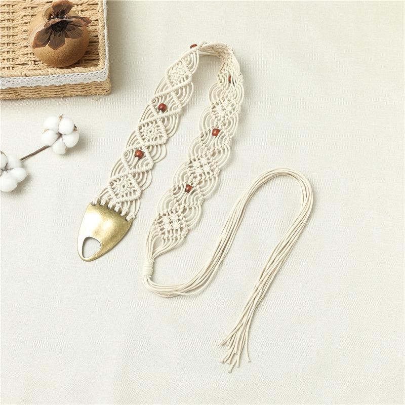 New Ethnic Skirt Boho Retro Braided Wax Rope DIY Women s Belt
New Ethnic Skirt Boho Retro Braided Wax Rope DIY Women s Belt
