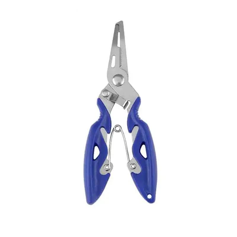 Curved Nose Fishing Pliers Multifunctional Hook Remover Tool Outdoor Line Cutting Pliers for Lure Fishing Split Ring Opener синій
Curved Nose Fishing Pliers Multifunctional Hook Remover Tool Outdoor Line Cutting Pliers for Lure Fishing Split Ring Opener синій