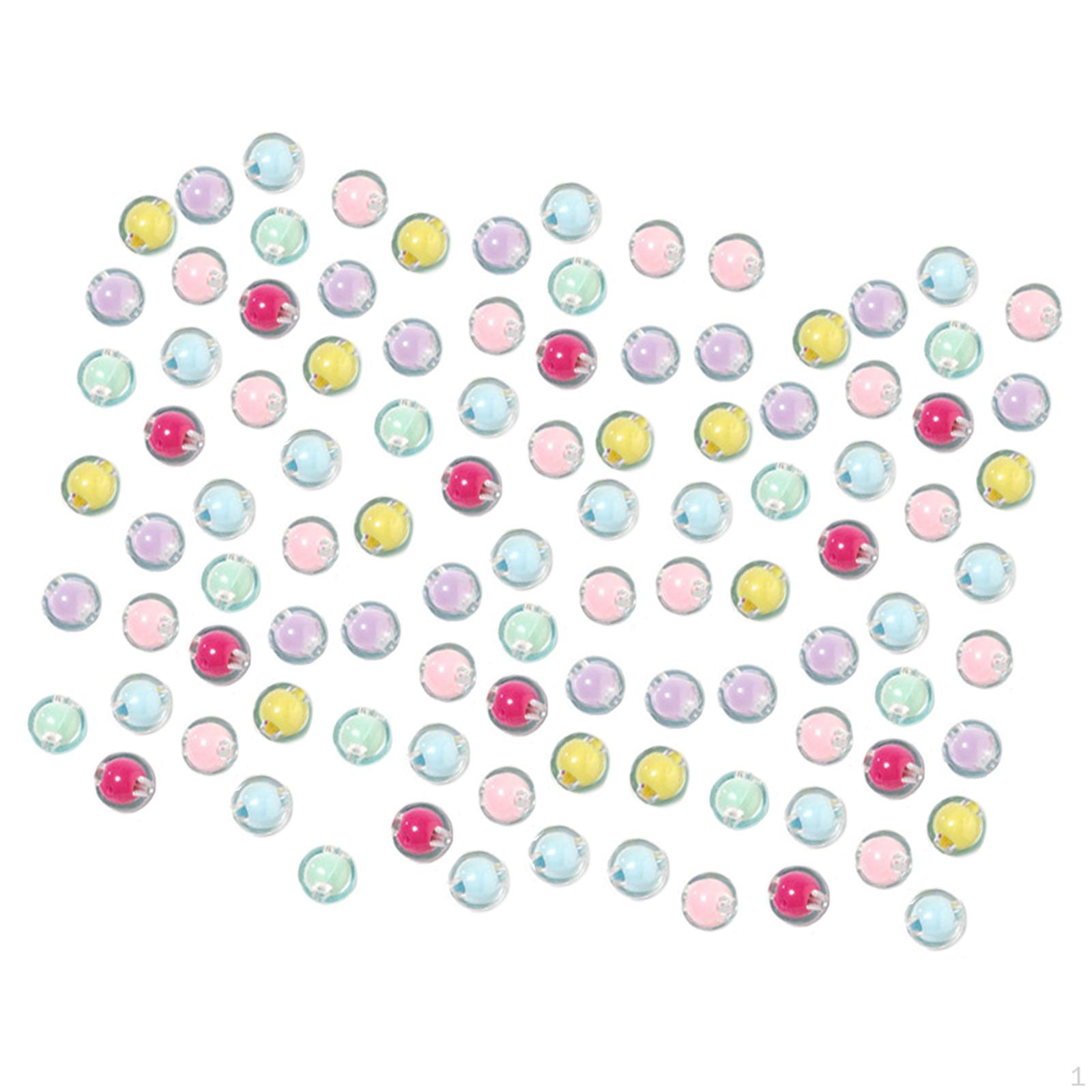 100 Pieces Colorful Acrylic Beads with Hole for DIY Craft, Necklace, Jewelry Making, Bracelets, Ball
100 Pieces Colorful Acrylic Beads with Hole for DIY Craft, Necklace, Jewelry Making, Bracelets, Ball