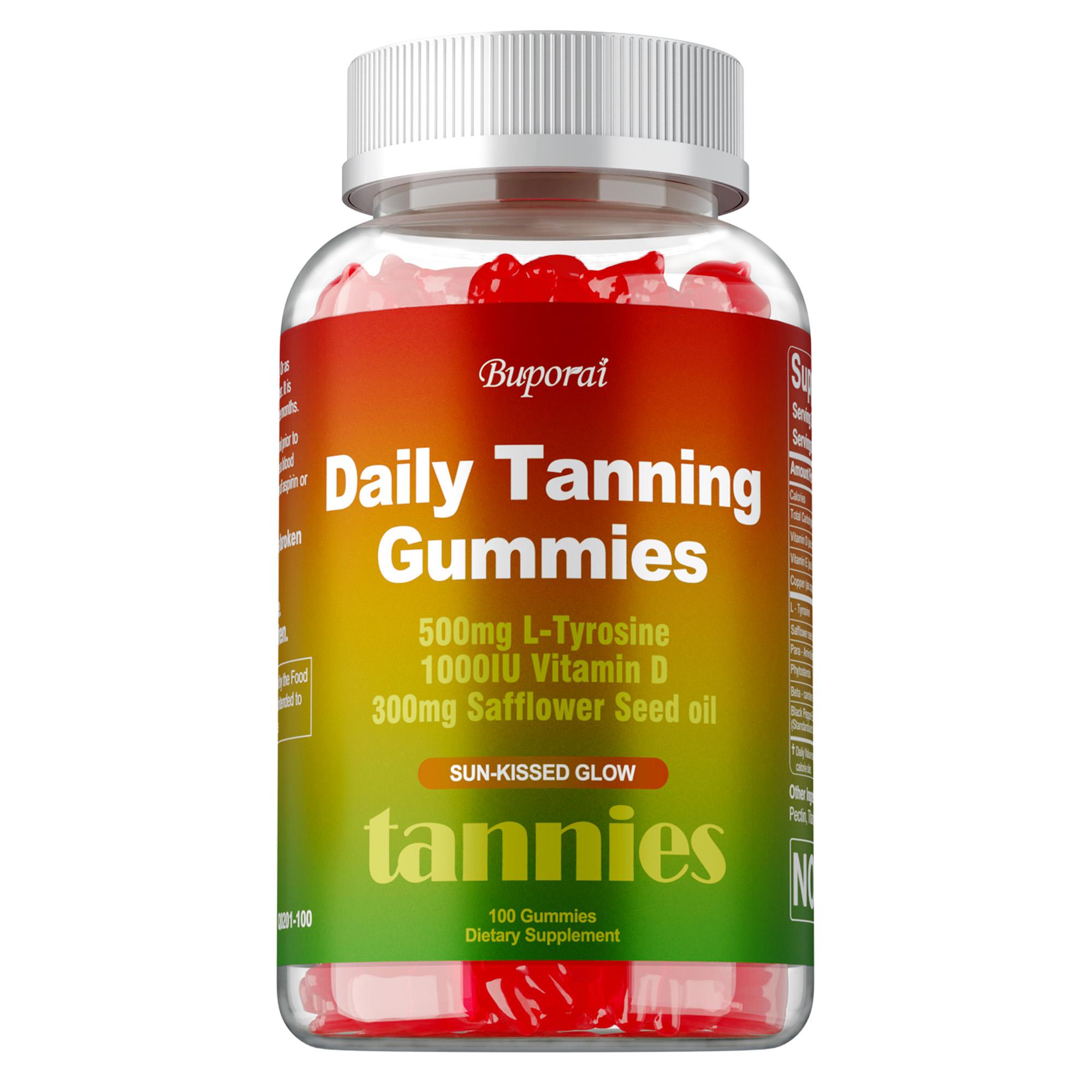 Blackening gummies contain a blend of L-tyrosine and vitamin D to promote the production of natural melanin. 100
Blackening gummies contain a blend of L-tyrosine and vitamin D to promote the production of natural melanin. 100
