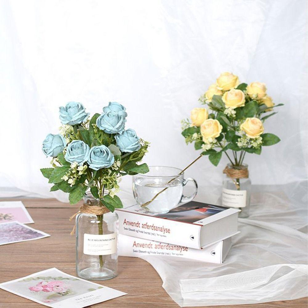 2pcs Simulated Fake Flowers 9 Heads Artificial Plants DIY Rose Flowers Bouquet Office розовый
2pcs Simulated Fake Flowers 9 Heads Artificial Plants DIY Rose Flowers Bouquet Office розовый