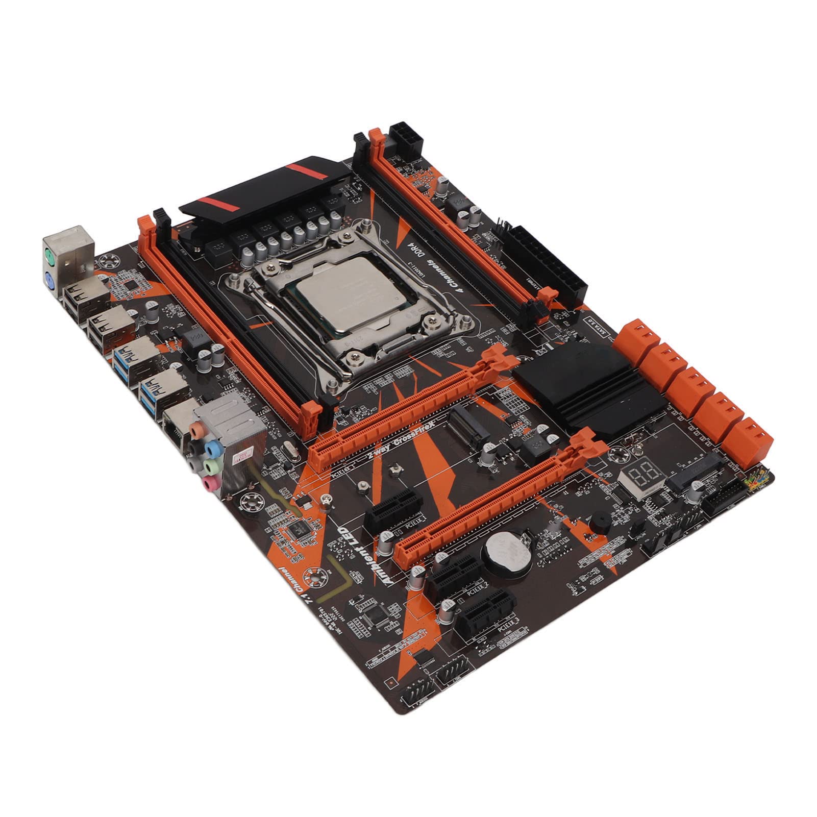 Материнська плата Dpofirs X99 з процесором LGA E5 2620 V3, підтримує DDR4, WiFi та гігабітну мережеву карту для настільного комп ютера, Набір 2011-3, 4-канальний
Материнська плата Dpofirs X99 з процесором LGA E5 2620 V3, підтримує DDR4, WiFi та гігабітну мережеву карту для настільного комп ютера, Набір 2011-3, 4-канальний