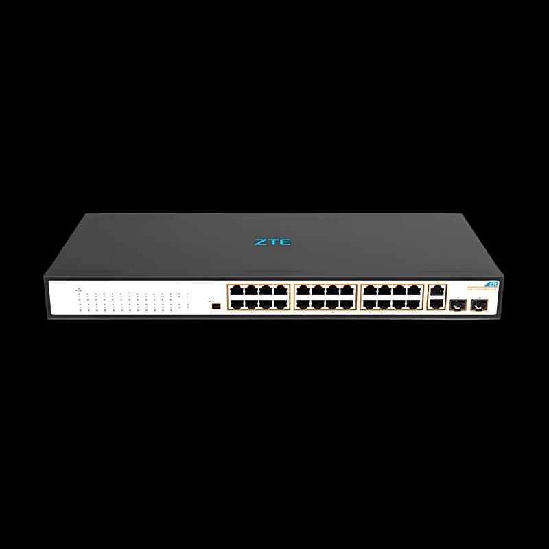 ZTE ZXSLC SG1028P2GT2GF 28-Port Full Gigabit PoE Switch
ZTE ZXSLC SG1028P2GT2GF 28-Port Full Gigabit PoE Switch