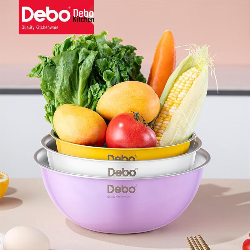 Debo Wybicki Stainless Steel Mixing Bowl Set
Debo Wybicki Stainless Steel Mixing Bowl Set