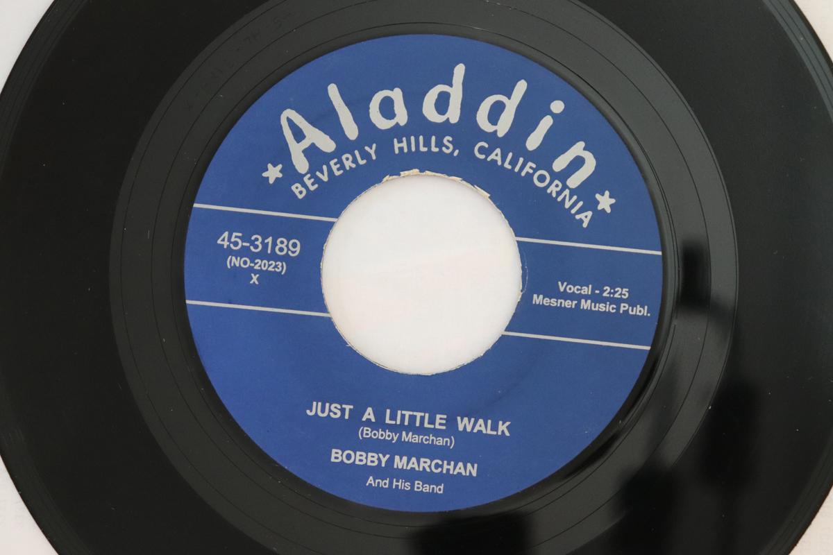 7inch Record BOBBY MARCHAN HIS BAND Just A Little Walk Have Mercy 453189 ALADDIN US SoulFunk Used
7inch Record BOBBY MARCHAN HIS BAND Just A Little Walk Have Mercy 453189 ALADDIN US SoulFunk Used