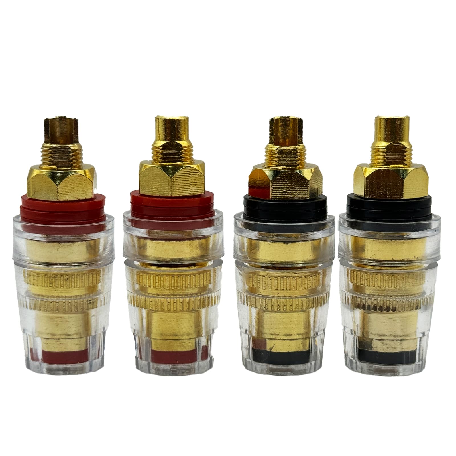 Avidora Speaker Terminal Banana Plugs Amplifier Wiring Socket Terminals Red Black 4-Pack
Avidora Speaker Terminal Banana Plugs Amplifier Wiring Socket Terminals Red Black 4-Pack