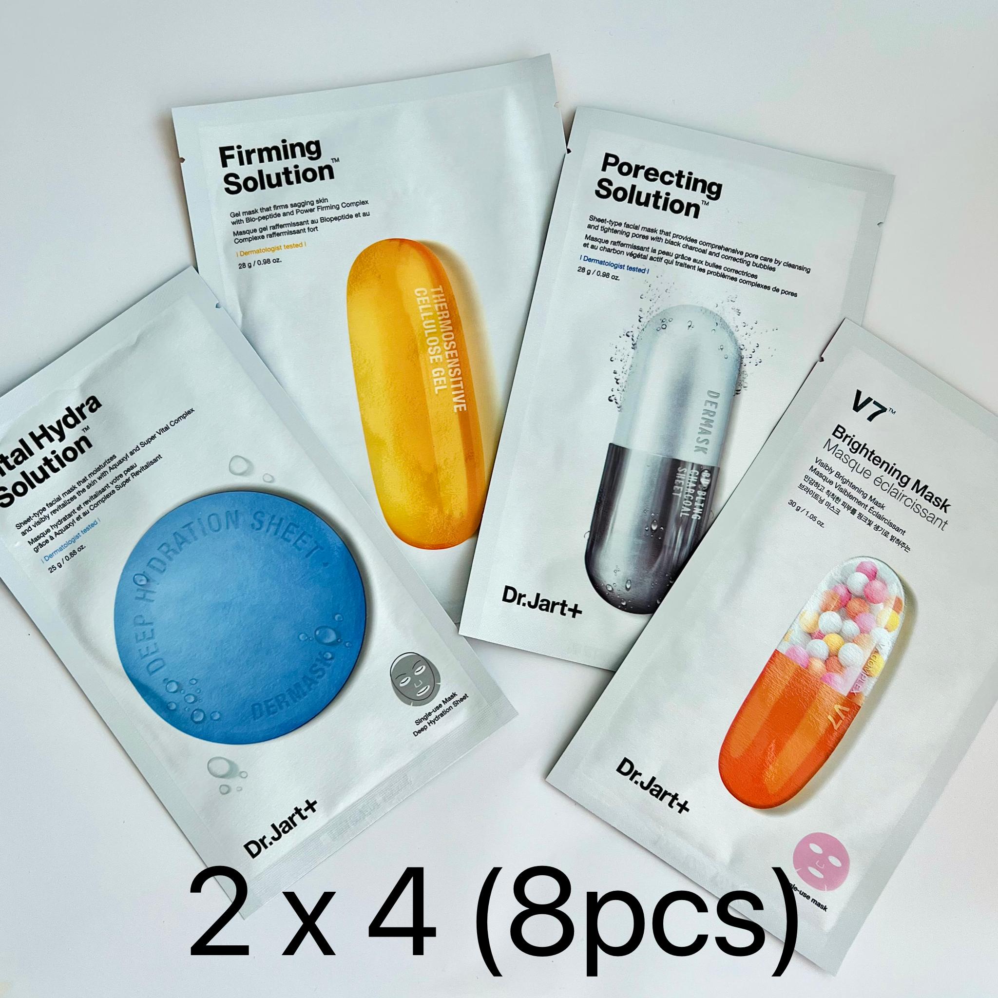 Dr.Jart + набір масок: Vital Hydra Solution+FIRMING SOLUTION+Porecting Solution+Brightening V7 (4шт) 8 pics
Dr.Jart + набір масок: Vital Hydra Solution+FIRMING SOLUTION+Porecting Solution+Brightening V7 (4шт) 8 pics