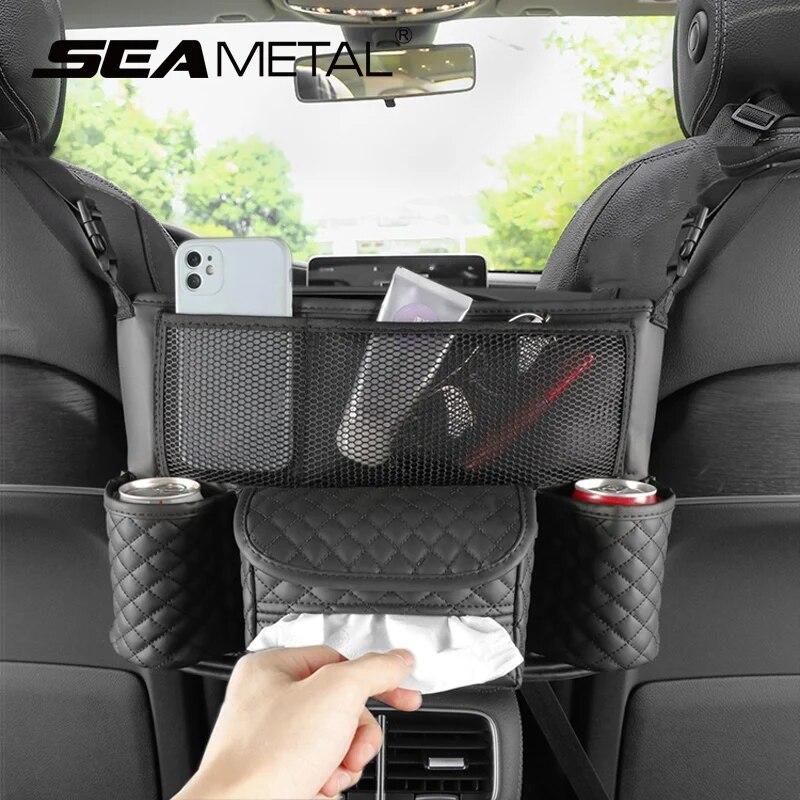 Car Seat Storage Bag Car Organizer Holder For Handbag Tissue Drink PU Leather Auto Seat Middle Box Hanging Pocket For Stowing
Car Seat Storage Bag Car Organizer Holder For Handbag Tissue Drink PU Leather Auto Seat Middle Box Hanging Pocket For Stowing