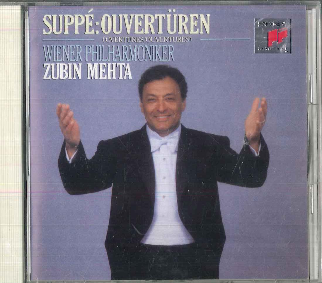 CD WIENER PHILHARMONIKER, ZUBIN MEHTA - Suppe: Overtures CSCR8115 SONY CLASSICAL 1990 Japan Classical Used
CD WIENER PHILHARMONIKER, ZUBIN MEHTA - Suppe: Overtures CSCR8115 SONY CLASSICAL 1990 Japan Classical Used