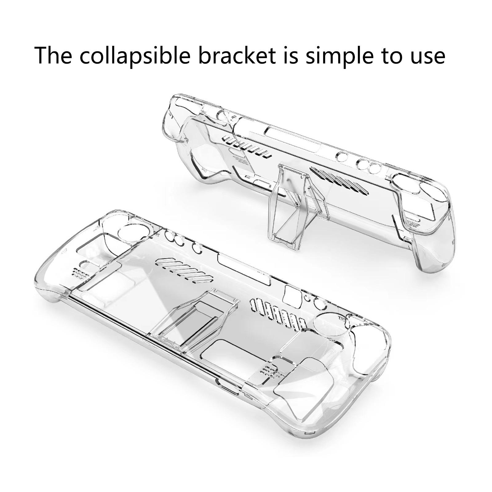 Защитный чехол для игровой консоли Split Crystal с подставкой, жесткий корпус для ПК, устойчивый к царапинам, аксессуар для Steam Deck
Защитный чехол для игровой консоли Split Crystal с подставкой, жесткий корпус для ПК, устойчивый к царапинам, аксессуар для Steam Deck