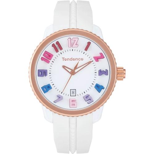 Tendence Gulliver Rainbow 42mm Women s Watch TG930113R, White Dial, Stainless Steel, Mineral Glass, Quartz Movement
Tendence Gulliver Rainbow 42mm Women s Watch TG930113R, White Dial, Stainless Steel, Mineral Glass, Quartz Movement