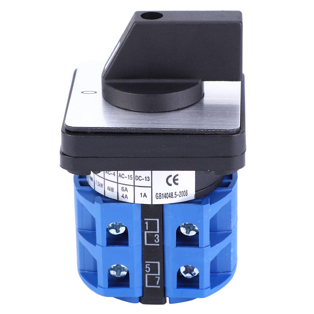 BERM BEM28252 C04 Universal Changeover Switch 690V 25A 2 Position Selector Rotary Cam Switch
BERM BEM28252 C04 Universal Changeover Switch 690V 25A 2 Position Selector Rotary Cam Switch