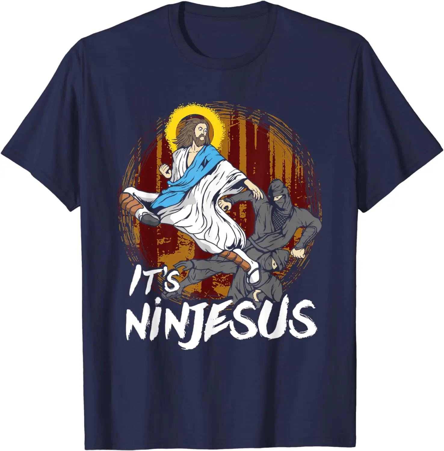 Its Ninjesus Funny Jesus Christian TShirt 100 Cotton ONeck Summer Short Sleeve Casual Mens Tshirt Size S3XL 4XL
Its Ninjesus Funny Jesus Christian TShirt 100 Cotton ONeck Summer Short Sleeve Casual Mens Tshirt Size S3XL 4XL