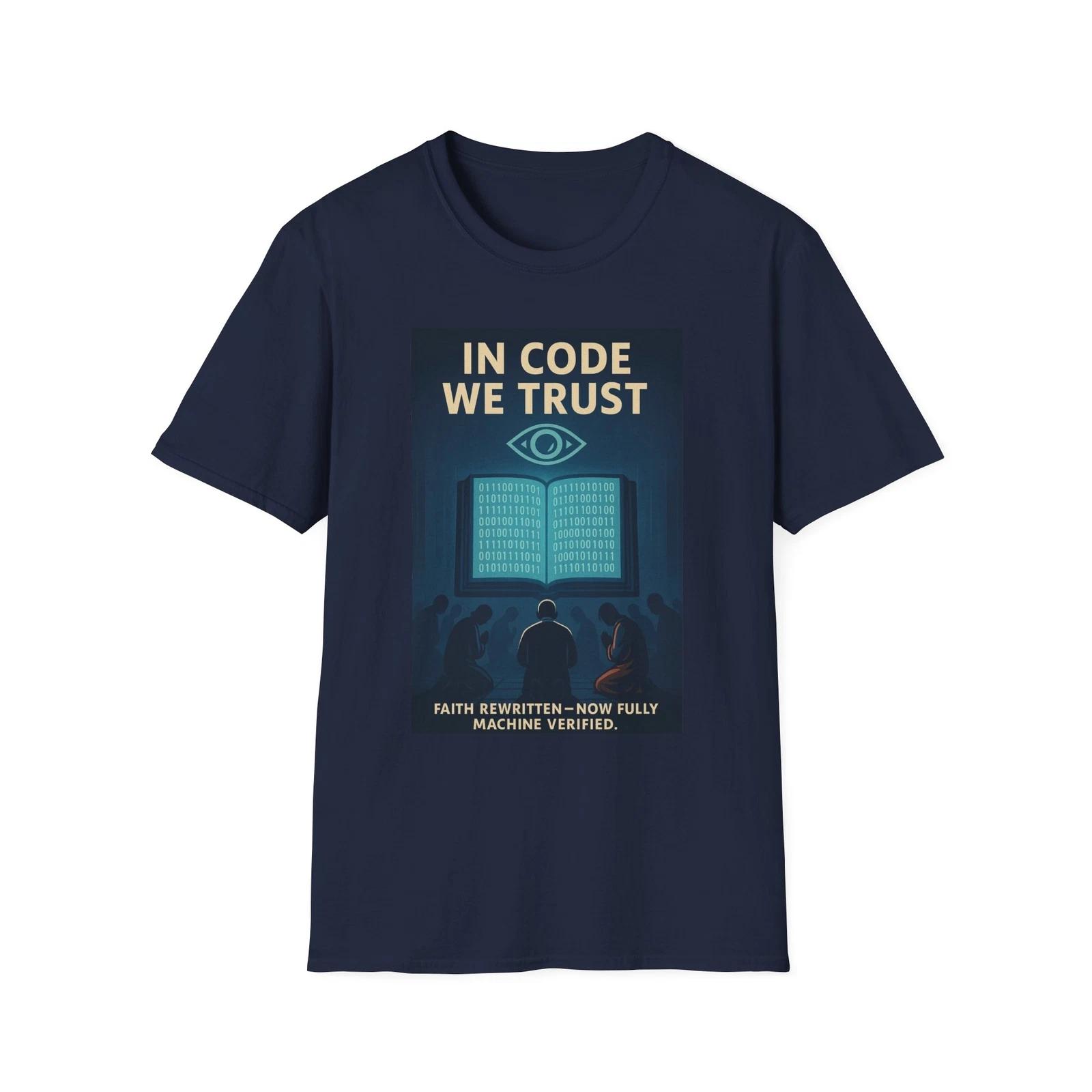 In Code We TrusT shirt, America First Anti-Globalist Tee, Patriotic Tee, USA S
In Code We TrusT shirt, America First Anti-Globalist Tee, Patriotic Tee, USA S