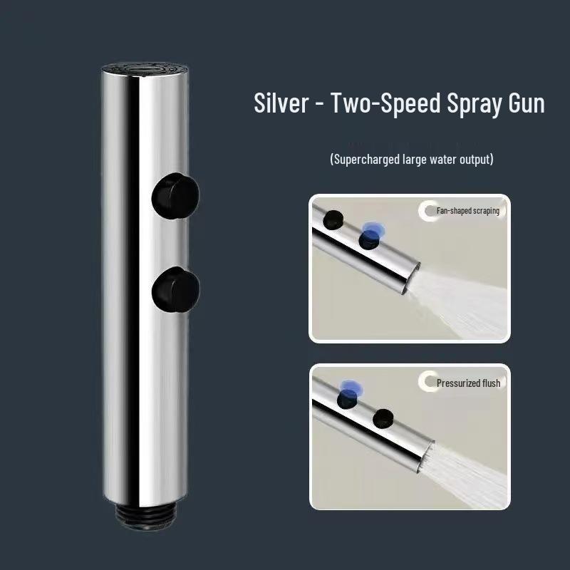 Stainless Steel Handheld Dual-Speed Jet Spray Shower Head with Angle Valve Switch Color
Stainless Steel Handheld Dual-Speed Jet Spray Shower Head with Angle Valve Switch Color